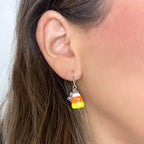 Sweet and Spooky Halloween Art Glass Earrings James Avery