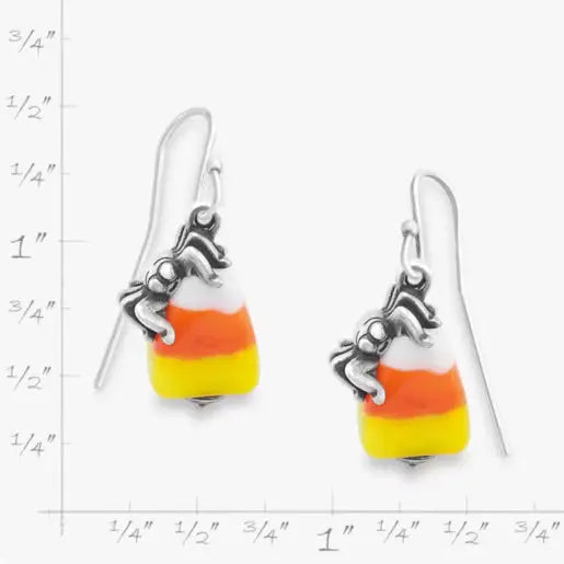Sweet and Spooky Halloween Art Glass Earrings James Avery