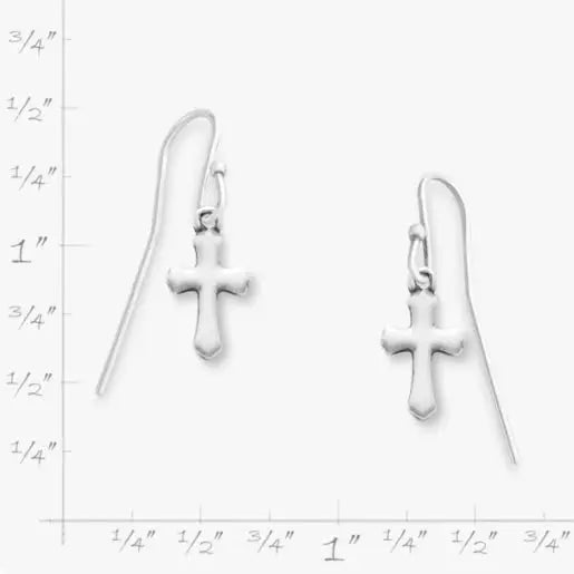 Flared Cross Earrings James Avery