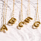 Starburst Initial Necklace Angel