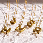 Starburst Initial Necklace Angel