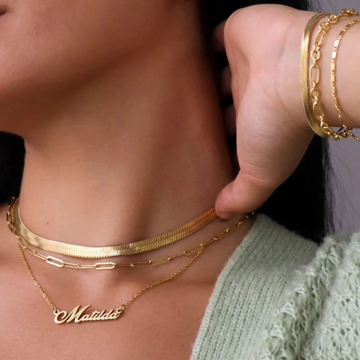 Link Up Necklace Lee