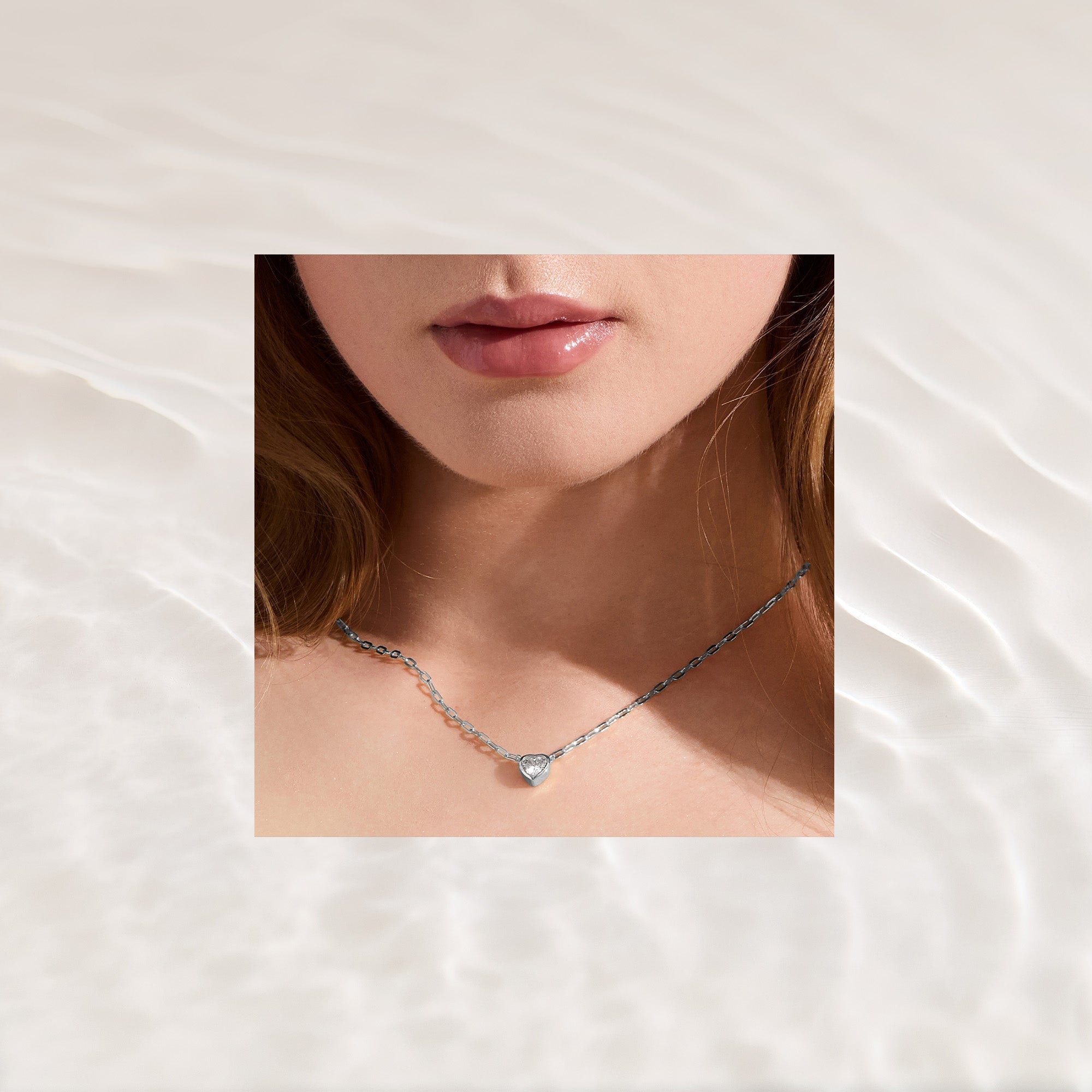 Heart Necklace Angel