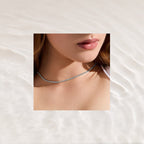 Icy Tennis Necklace Angel