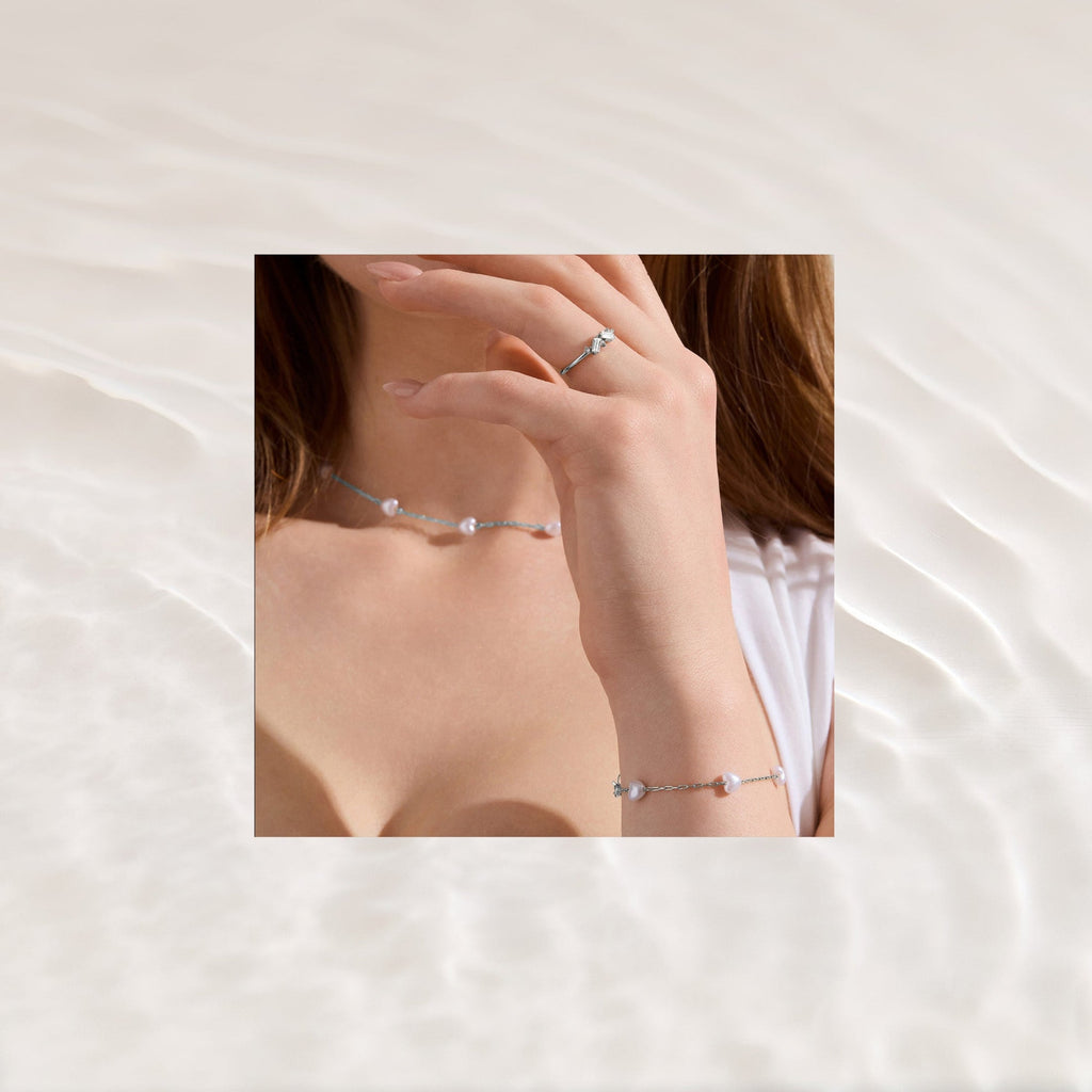 Pearl Embrace Bracelet Angel