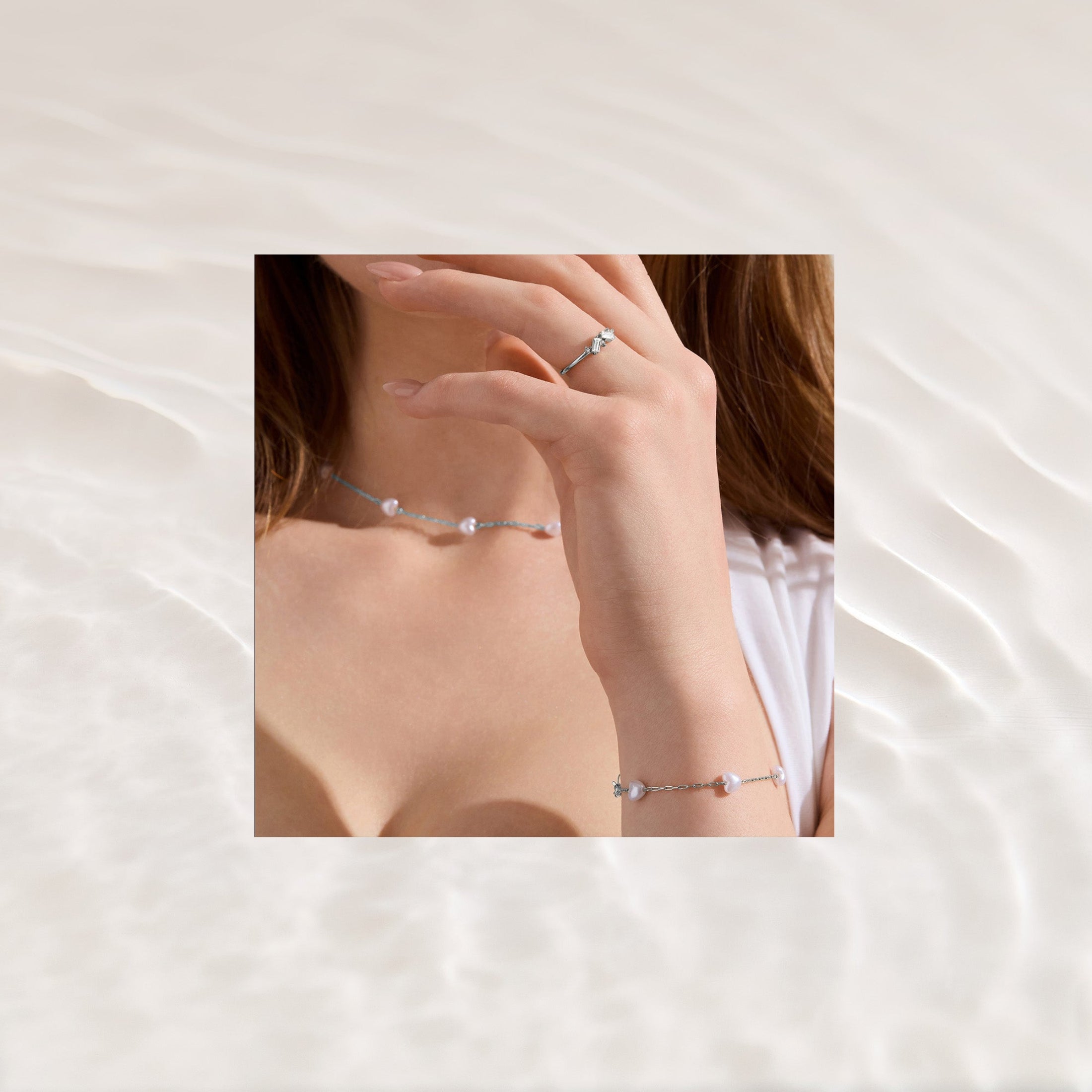 Pearl Embrace Bracelet Angel