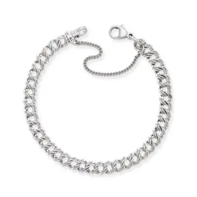 Light Double Curb Charm Bracelet James Avery