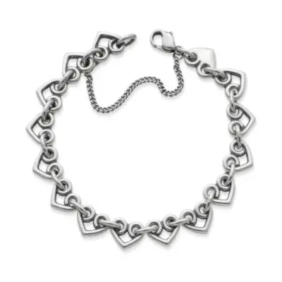 Heart Link Charm Bracelet James Avery