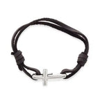 Cross Hook-On Leather Bracelet James Avery