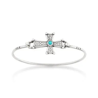 Mission Cross Hook-On Bracelet with Turquoise James Avery