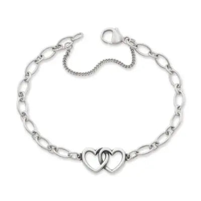 Two Hearts Together Charm Bracelet James Avery