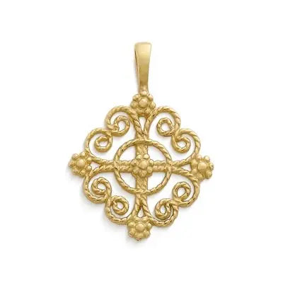 Twisted Wire Lacy Cross Pendant James Avery
