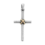 Forged Cross Pendant with Gold Wrap James Avery