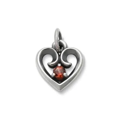 Avery Remembrance Heart Birthstone Charm James Avery