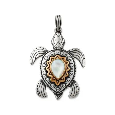 Sea Turtle Gemstone Pendant James Avery