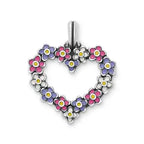 Enamel Floral Heart Wreath Pendant James Avery