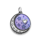 To the Moon and Back Sculpted Layered Gemstone Pendant James Avery
