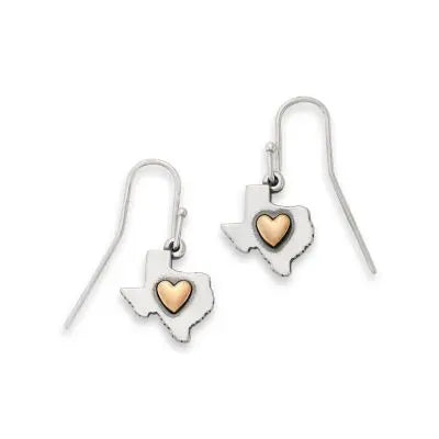 Deep in the Heart of Texas Dangle Earrings James Avery