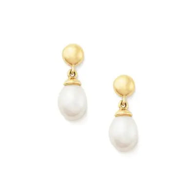 Cultured Pearl Teardrop Earrings James Avery
