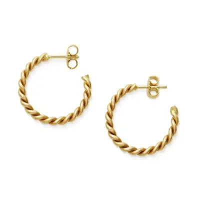 Medium Twisted Wire Hoops James Avery