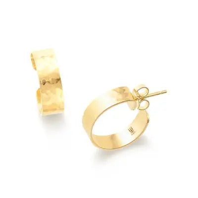 Hammered Simplicity Hoops James Avery