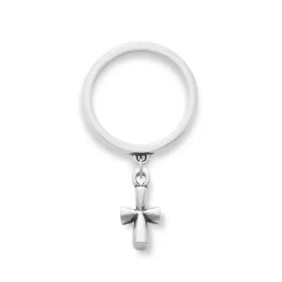St. Teresa Cross Charm Dangle Ring James Avery