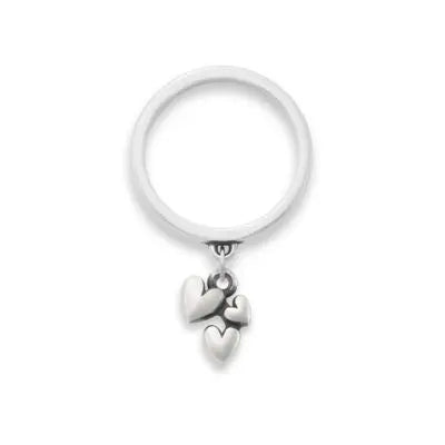 Gathered Hearts Charm Dangle Ring James Avery