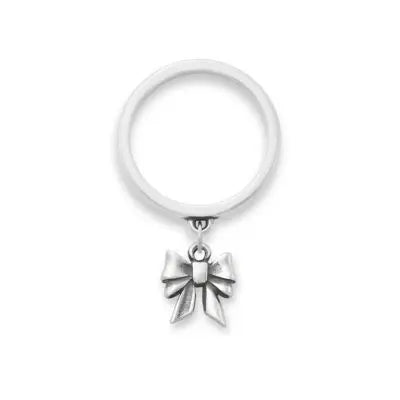 Tiny Bow Charm Dangle Ring James Avery