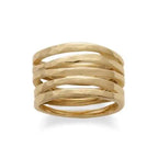 Stacked Hammered Ring James Avery