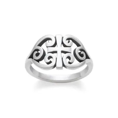 Scroll Cross Ring James Avery