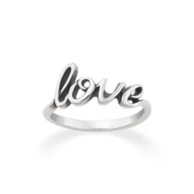Love Script Ring James Avery