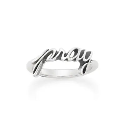 "Pray" Ring James Avery