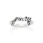 "Pray" Ring James Avery