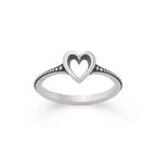 Delicate Heart Beaded Ring James Avery