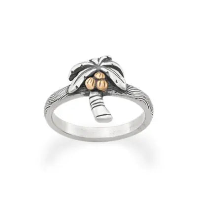 Tropical Palm Tree Ring James Avery