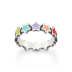 Enamel Connected Stars Ring James Avery