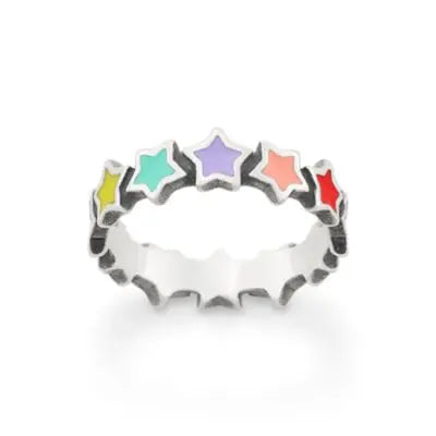 Enamel Connected Stars Ring James Avery