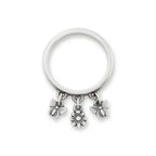 Daisy and Butterflies Dangle Ring James Avery