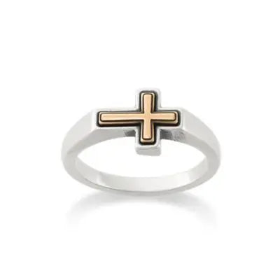 Framed Horizon Cross Ring James Avery