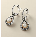 Marjan Gemstone Hoop Dangle Earrings James Avery