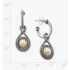 Marjan Gemstone Hoop Dangle Earrings James Avery
