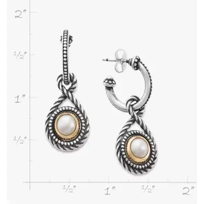Marjan Gemstone Hoop Dangle Earrings James Avery