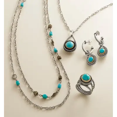 Marjan Gemstone Hoop Dangle Earrings James Avery