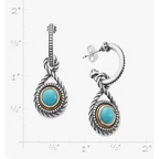 Marjan Gemstone Hoop Dangle Earrings James Avery