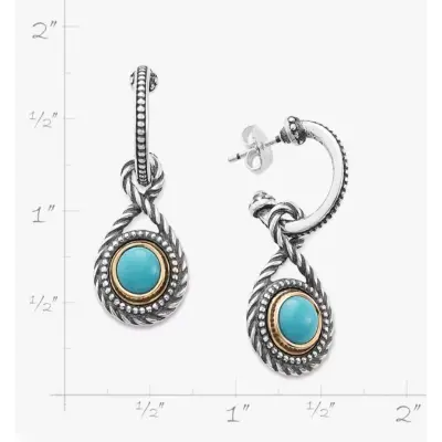 Marjan Gemstone Hoop Dangle Earrings James Avery