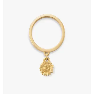 Mini Sunflower Charm Dangle Ring James Avery