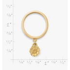 Mini Sunflower Charm Dangle Ring James Avery
