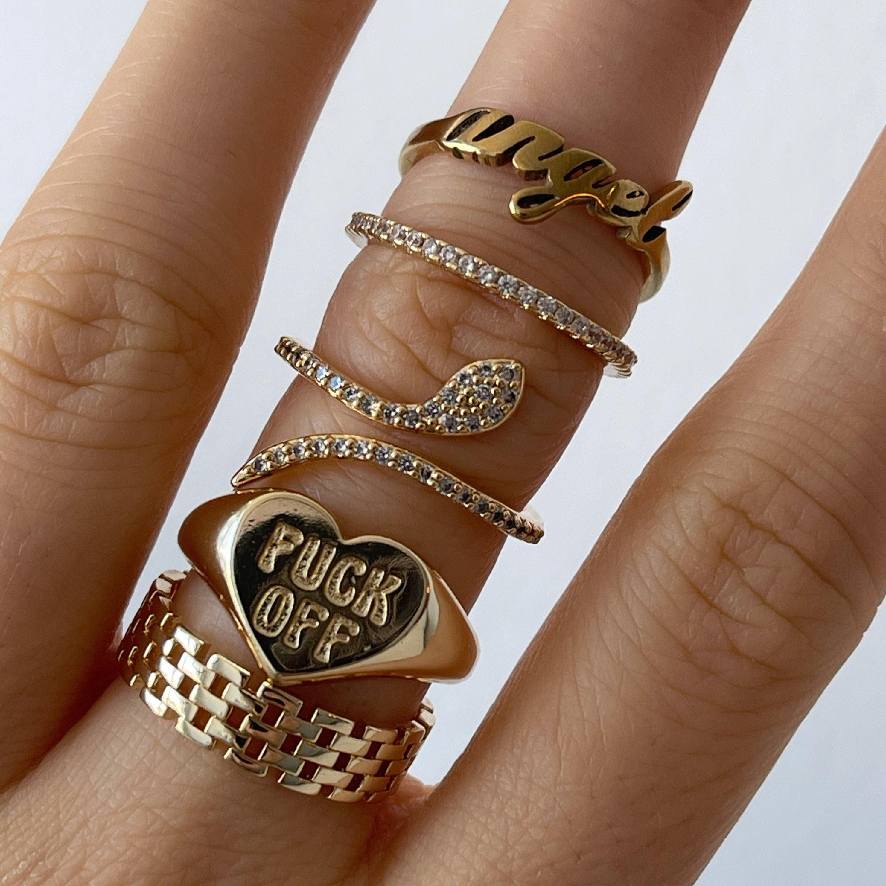 Mixed Signals Ring Lee