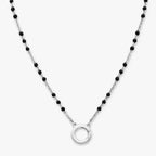 Enamel Beaded Chain Changeable Charm Holder Necklace James Avery