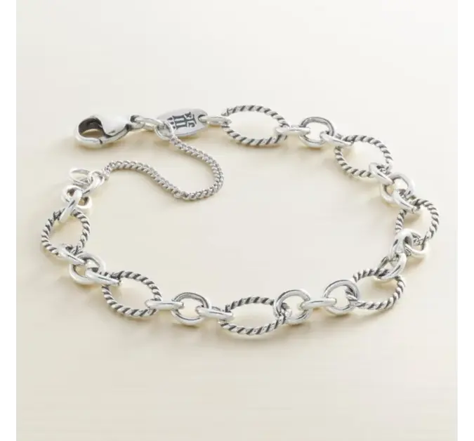 Oval Twist Charm Bracelet James Avery